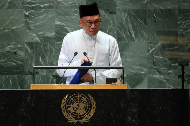 马来西亚首相安华（Anwar Ibrahim）。(图/ 路透社)