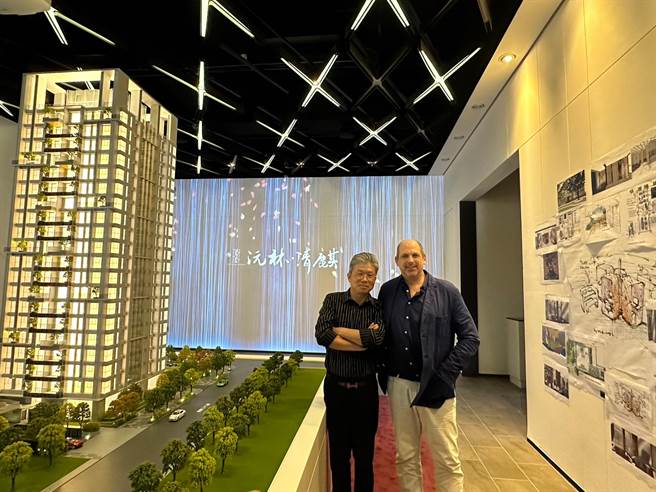 看好單元二重劃區的先天優勢，沅林營建機構攜手英國林馬克Mark Lintott大師，推出線上預售豪宅案「沅林．清麒」。(業者提供)