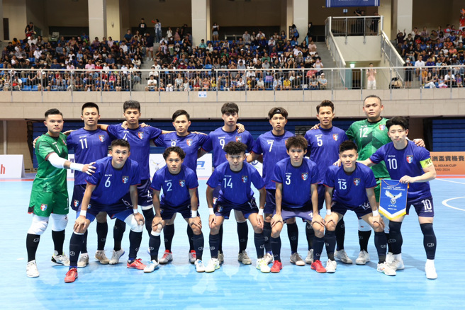 2024亚洲杯五人制足球赛资格赛中华代表队。（中华足协提供）