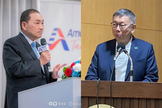 侯友宜（左）和柯文哲（右）是否会蓝白合，引发各界关注。（合成图／取自柯文哲、侯友宜脸书）