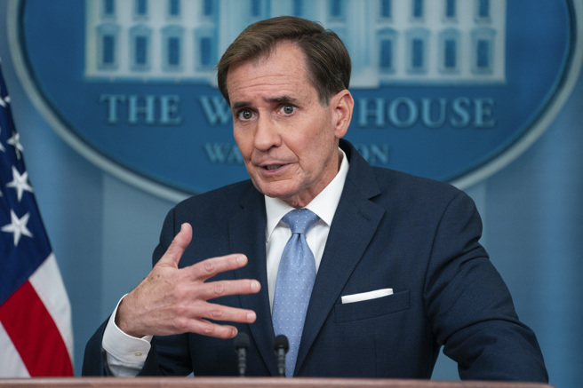 白宫国家安全会议（NSC）发言人柯比（John Kirby）。（图/美联社）
