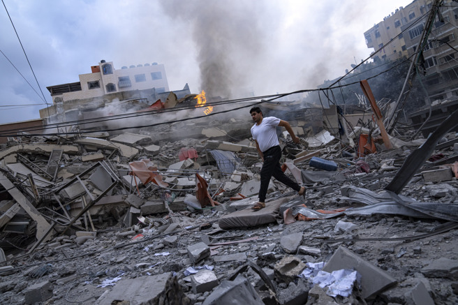 自2007年以來統治加薩走廊的巴勒斯坦伊斯蘭主義團體哈瑪斯（Hamas），本月7日突襲以色列境內。（圖/美聯社）
