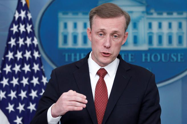 美国国家安全顾问苏利文（Jake Sullivan）。（图/路透社）
