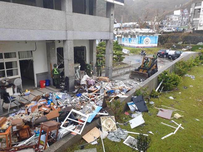 兰屿灾后救助从宽认定，陈建仁指示加速全岛电缆地下化专案。兰屿校园。（本报资料照／台东县政府提供）