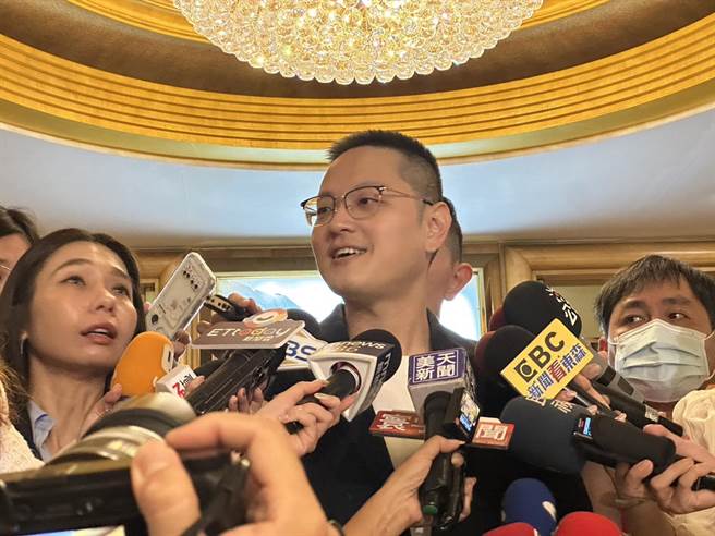 民眾黨總統參選人柯文哲競辦發言人戴于文。（楊亞璇攝）