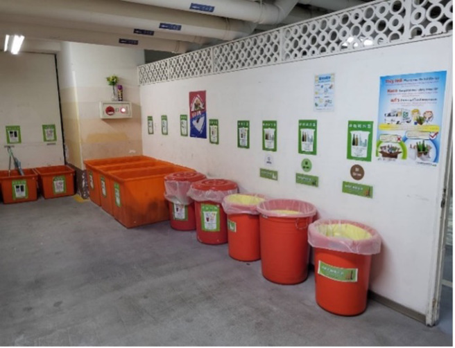 美丽桂林社区资源回收室。(图/臺北市政府环境保护局提供)