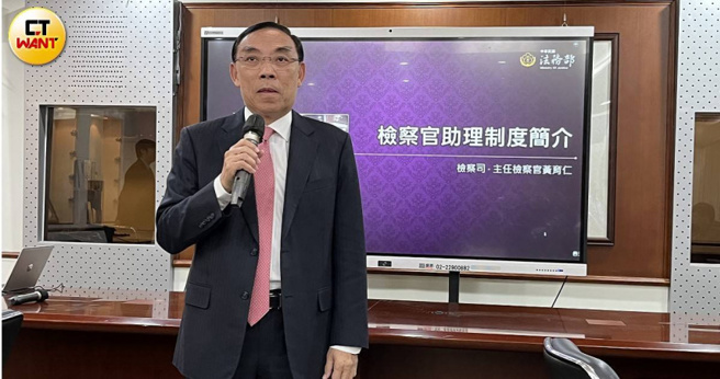 法务部长蔡清祥表示，100名检察官助理已完成报到，协助检察官打诈。（图／项程镇摄）