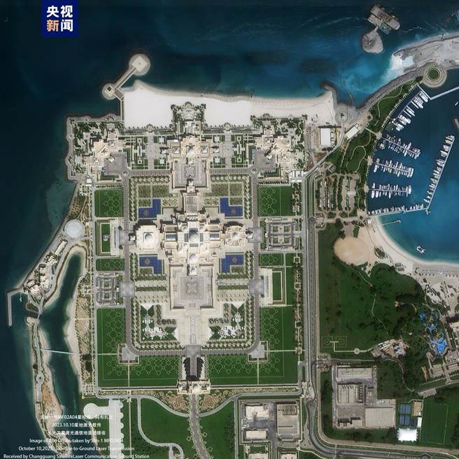 大陸首次實現獨家自主完成業務化應用星地雷射高速圖像傳輸試驗。（翻攝自大陸央視）