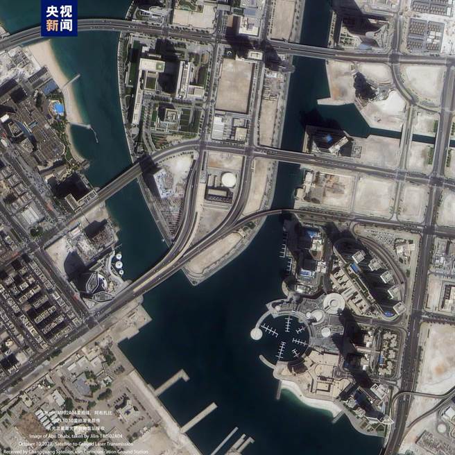 大陸首次實現獨家自主完成業務化應用星地雷射高速圖像傳輸試驗。（翻攝自大陸央視）