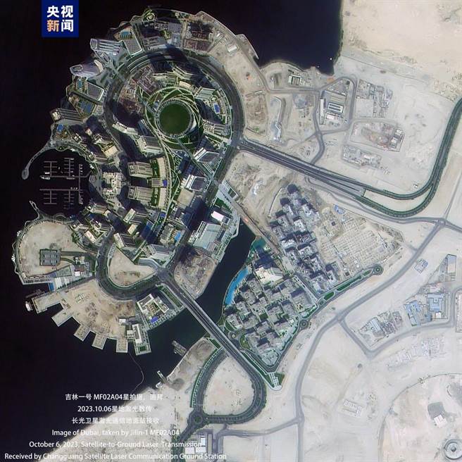 大陸首次實現獨家自主完成業務化應用星地雷射高速圖像傳輸試驗。（翻攝自大陸央視）