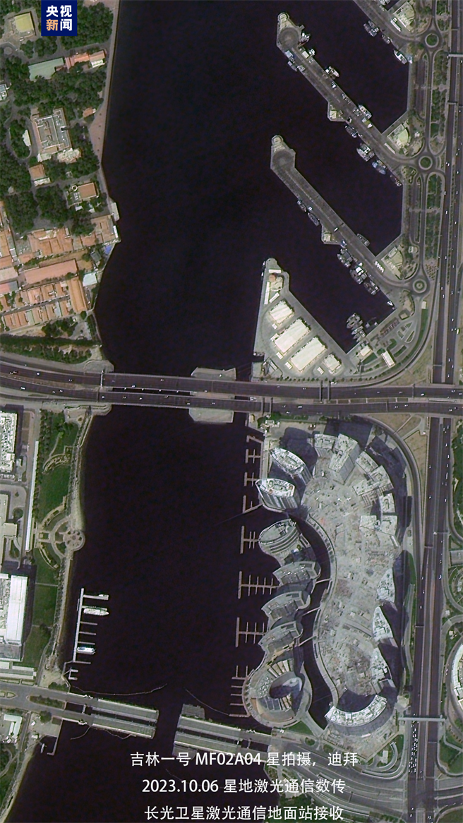 大陸首次實現獨家自主完成業務化應用星地雷射高速圖像傳輸試驗。（翻攝自大陸央視）