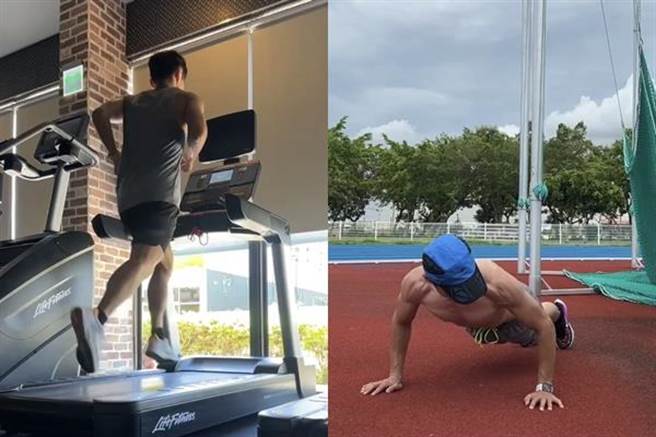 特勤警員黃藏慶過去曾短暫當過體育老師，從警後持續保持運動習慣。（翻攝照片／洪靖宜高雄傳真）