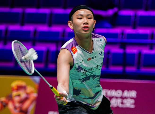 戴资颖在北极羽球公开赛晋级女单8强。（Badminton Photo提供）