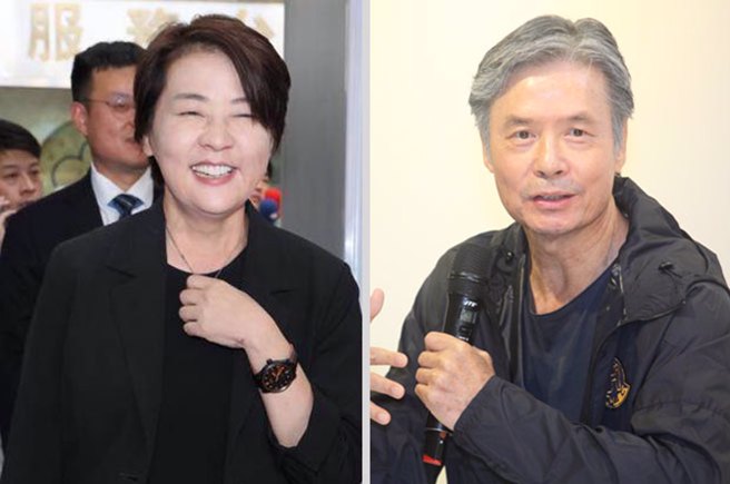 柯辦總幹事黃珊珊(左)與侯辦執行長金溥聰(右)，將於本周六(14日)進行藍白合會前會。(中時資料照)