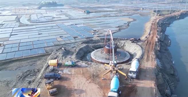 中國方案助力孟加拉首個集中式風電項目投產實現零的突破。（大陸央視）