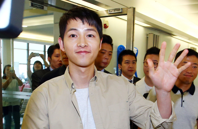 宋仲基今年接连结婚当爸。（图／中时资料照片）