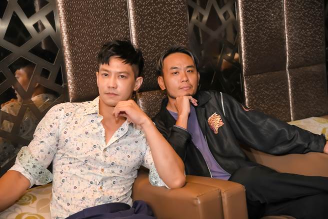 杨大正（右）和邹承恩以《我愿意》双双入围金钟奖戏剧节目男配角奖，同剧演员将在颁奖典礼互相较劲。（络思本娱乐制作）