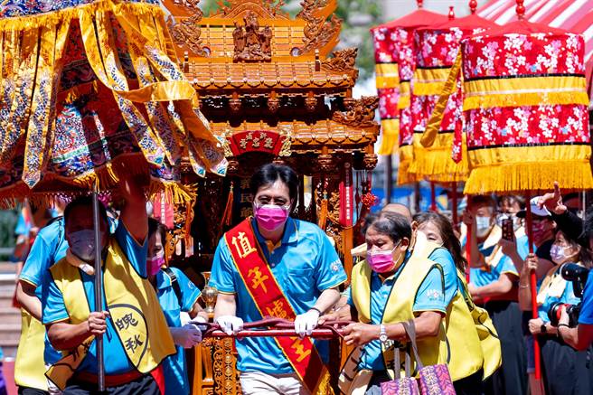2023年10月13日新北市／义民爷文化祭是新北客家每年一次的重要盛事，透过与时俱进的方式，传承客家义民信仰的精神及价值。（客家局提供／刘玮晴新北传真）