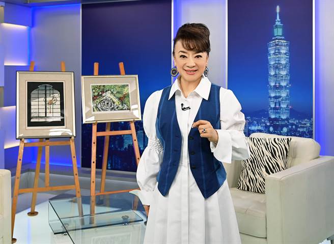 翁倩玉分享冻龄秘诀。（台视提供）