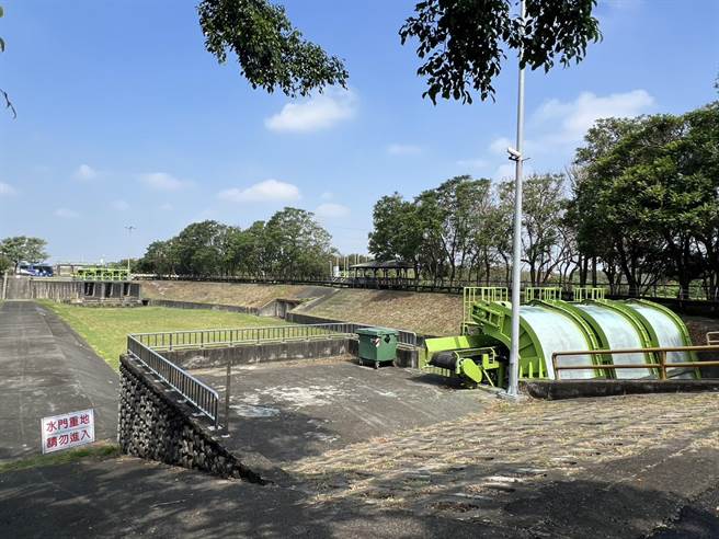 云林县大埤抽水站是全国第一个获环保署通过的水灾防范环境教育场所。 （周丽兰摄）