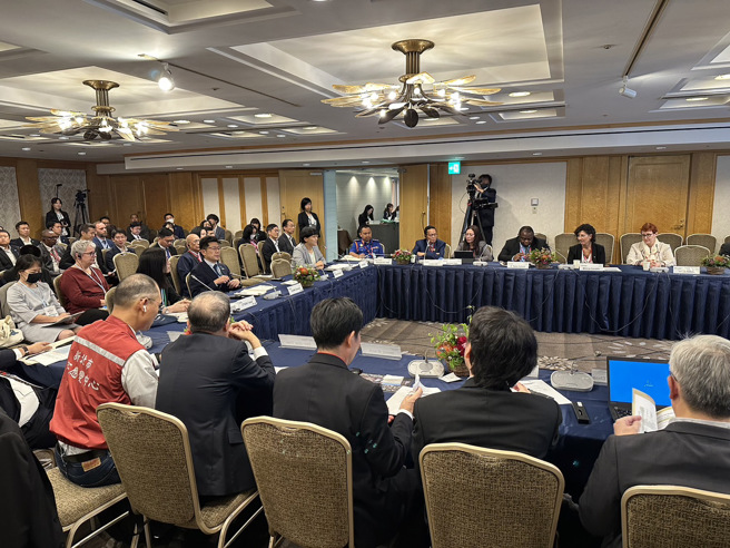 新北市与横跨欧亚13个城市组成防灾伙伴，于10月12、13日在日本东京共同出席2023危机管理网大会(Crisis Management Conference 2023)。（图／新北消防局提供）