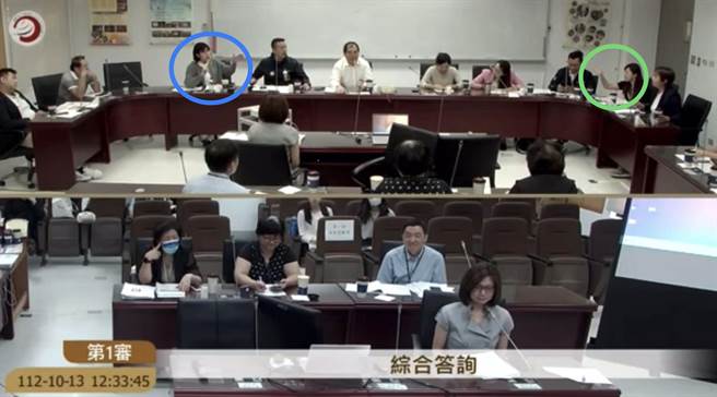 新北议会蓝绿战火激烈！戴湘仪被呛「花瓶」气炸民进党团道歉- 政治- 中时