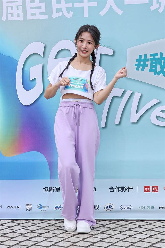 郭書瑤不為金鐘瘦身只追求健康美。（羅永銘攝）