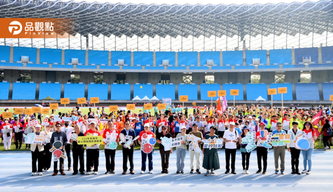 112年高雄市身心障礙國民運動會14日在國家體育場登場。(圖片來源：高雄市運發局提供)
