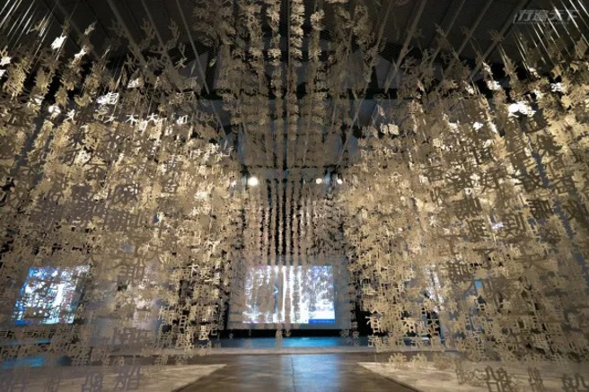 ▲《岛屿风景》用书信内的字呈现离岛的哀愁与离别。（图片提供｜马祖艺术岛）