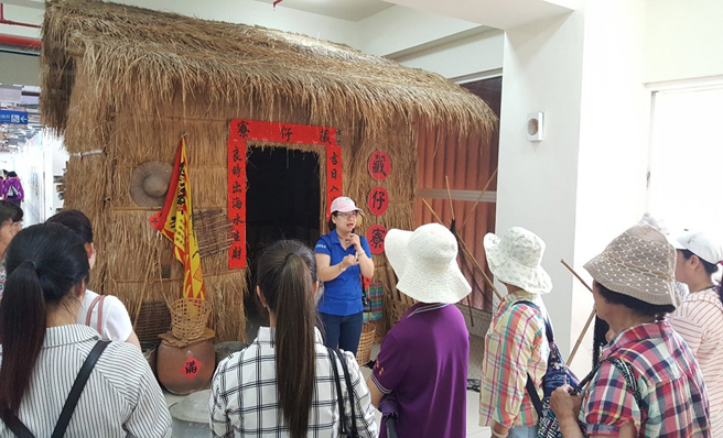梓官區漁會復刻「藏仔寮」，向民眾介紹蚵仔寮的烏魚捕撈歷史和特有文化。(圖片提供/梓官區漁會)