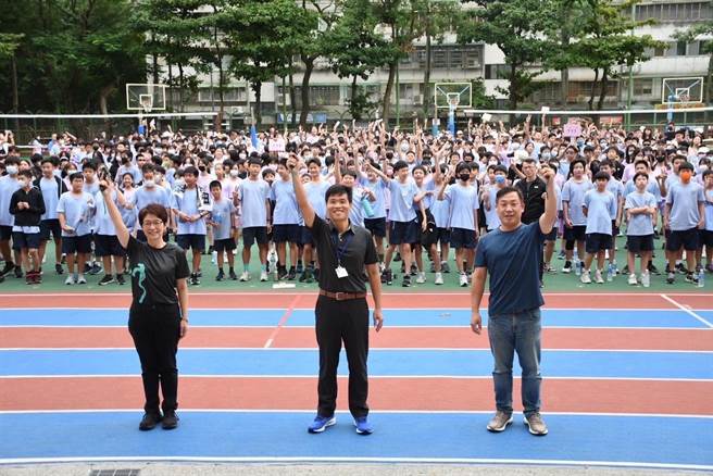 台北市中正国中今年迎来创校40周年。（中正国中提供／蔡佩珈台北传真）