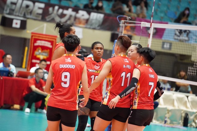 极速超跑本季首战就以直落三横扫对手开胡。(中华排协提供)