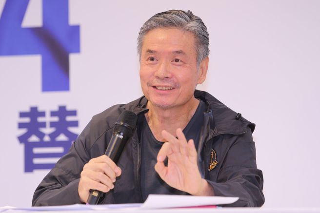 國民黨總統參選人侯友宜競選辦公室執行長金溥聰15日舉行記者會，金向民眾黨主席柯文哲喊話，希望能照預定時程舉行第二次會議。（黃世麒攝）