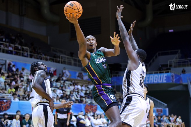 台啤永丰云豹克罗马（中）贡献29分。（T1联盟提供）