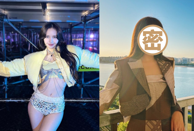 歌手李佩玲撞脸Lisa（左）。（图／翻摄Lisa IG、李佩玲微博）