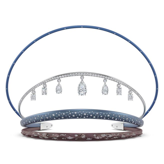 De Beers的Winter-冠冕头饰，约9795万元。（De Beers提供）