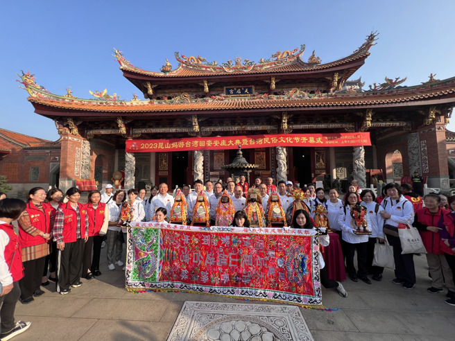 「昆山妈」今起驾返台，连7天传香谛缘、赐福赐财。（主办方提供）