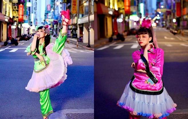 饰演大姊宋国佳的张擎佳（左）、演二妹宋国美的张芳瑜为金钟表演嘉宾。 （三立提供）