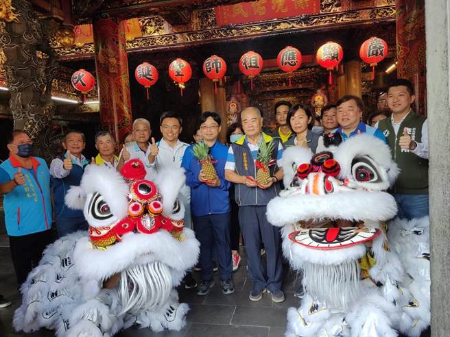 今年泰山狮王文化节以「代代相传」为主题，泰山区公所16日举办记者会预告活动内容。（泰山区公所提供／蔡亚桦新北传真）