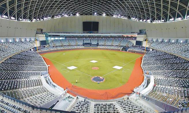 台北大巨蛋。（摘自李四川脸书／蔡佩珈台北传真）