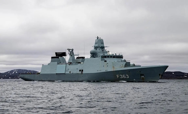 丹麦新锐军舰尼尔斯尤尔号。(图/丹麦海军)