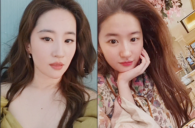 刘亦菲最近获邀到阿布达比拍广告。（图／翻摄自刘亦菲微博）