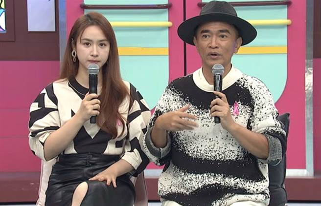 吳宗憲（右）、吳姍儒。（中天綜合台提供）