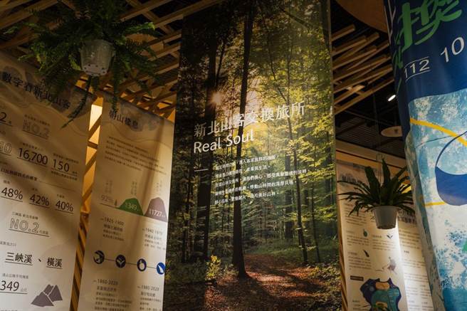 2023年10月17日新北市／新北市客家文化园区自即日起至明年2月底，展出「山客生活交换旅所」，本次以「新北近山客家带」为主题，描述客家族群迁移至三峡在地化的过程。（客家局提供／刘玮晴新北传真）