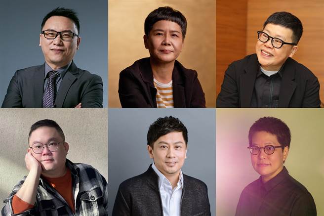 2023金马创投会议培训工作坊顾问找来汤升荣（上排左起）、吕莳媛、叶如芬、林孝谦（下排左起）、何昕明、李耀华。（金马提供）