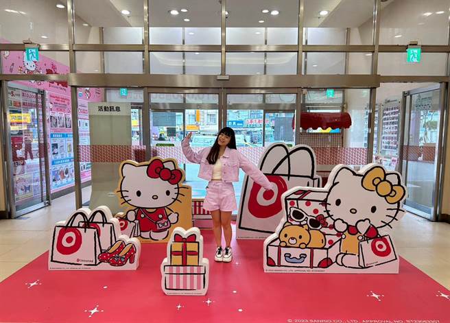Global Mall新北中和周年慶打造Hello Kitty打卡場景，讓民眾逛街聚餐的同時也能療癒心靈。（Global Mall提供／朱世凱台北傳真）