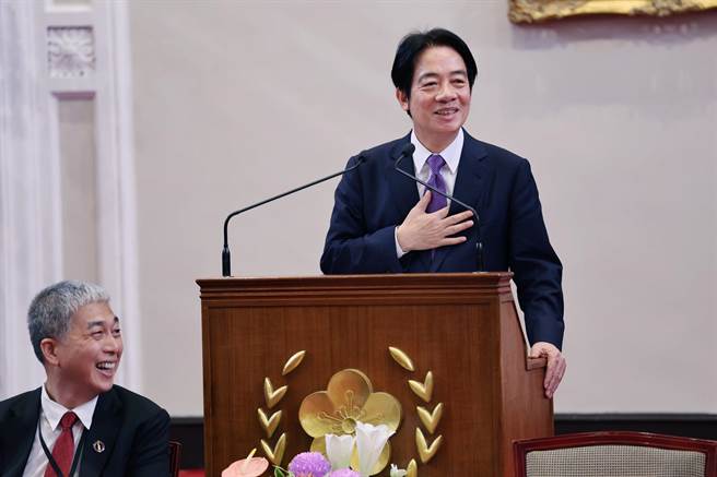 赖清德(资料照片，总统府提供)