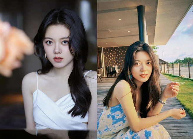 大陸21歲女星趙今麥，清新外貌讓她有「氧氣美女」封號。（圖／摘自趙今麥微博）