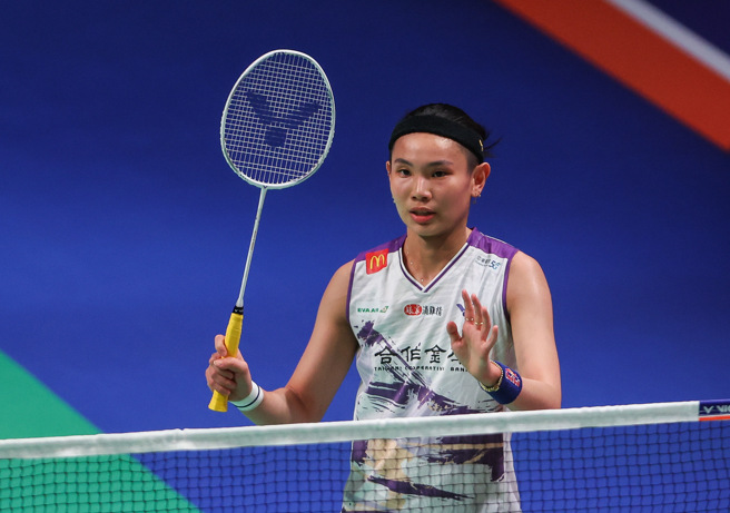 戴资颖在丹麦羽球公开赛首轮直落2获胜。（Badminton Photo提供）