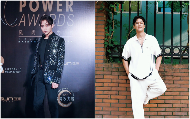 陈牧驰与吴楚一闹不合。(图/陈牧驰微博、吴楚一微博)